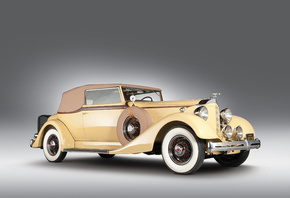 1934, Packard, Eight, Model 1101, Convertible, Victoria