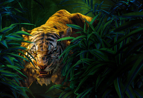 тигр, 3Д, фэнтези