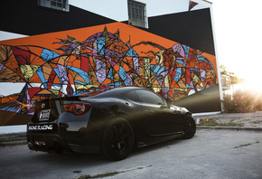 Граффити, Toyota, GT, 86, Черный