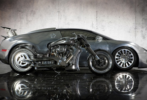 Bugatti, mansory, custom bike, , 