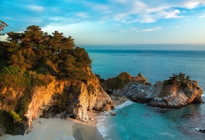 mcway �������, big sur, ������ ������� ����� state park, mcway falls, big sur, julia pfeiffer burns state park, �������, ����