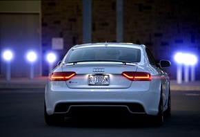 Audi, RS 5, Coupe, white, rear, , , 