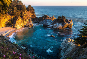 Mcway Falls, Pfeiffer State Park, Big Sur, , 