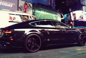 Audi A7, the city, 