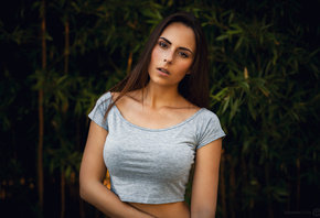 women, portrait, tanned, depth of field