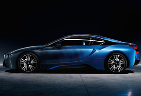 Garage, Italia, BMW, i8, CrossFade