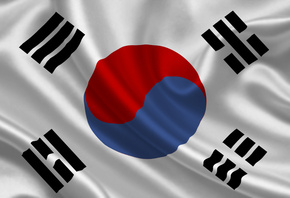  , , 3d, South Korea, flag
