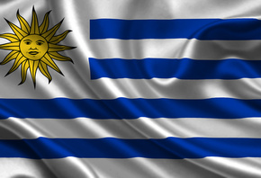 , , 3d, Uruguay, flag