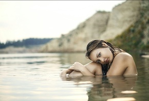 девушка, в воде, фотограф, Долгушин Валентин