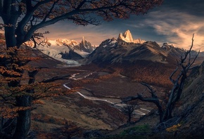 природа, пейзаж, Аrgentina, Patagonia, Аргентина, горы, льды