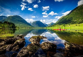 природа, горы, Норвегия