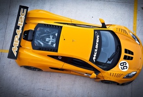 McLaren, автомобиль, спорткар, желтый