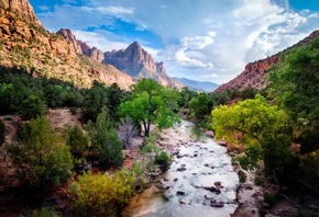 canyon, nationalpark, river, 