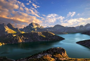 Норвегия, красиво, природа. горы