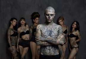 Rico the Zombie, men, women, tattoo