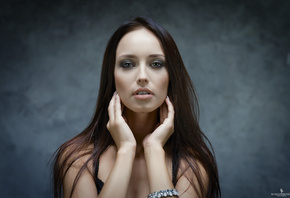 women, face, Roman Prosek, portrait