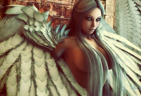 ангел, крылья, Фэнтези