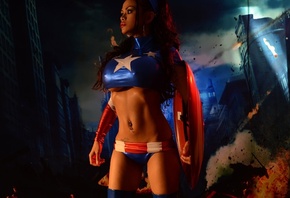 big boobs, cosplay, Armie Flores