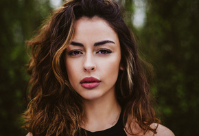 women, face, portrait, depth of field