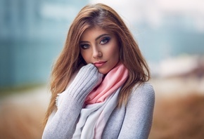 women, portrait, face, depth of field
