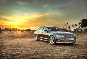 Audi, a6, allroad,  , hdr