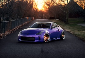 Nissan, 350Z, tuning, purple