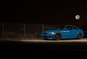 BMW, blue, e46, ����, ����