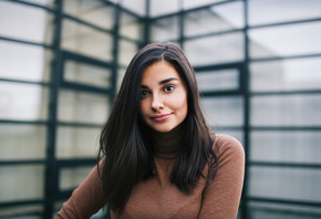 women, portrait, smiling