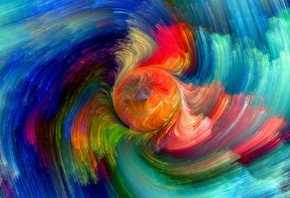 3 , , abstract, colors, splash, painting, rainbow, colorful