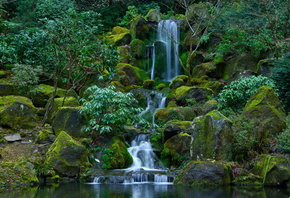 japanese garden, washington park, portland