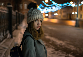 women, face, portrait, depth of field