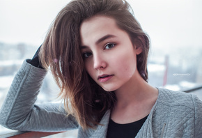 women, face, portrait, depth of field