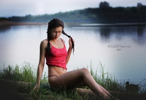 девушка, на природе, фотограф, Иван Малков