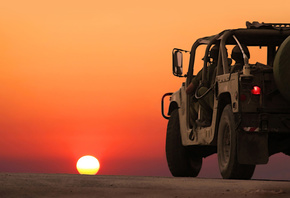 war, sunset, landscapes, road, fighters, horizon, machine