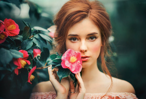 девушка, портрет, фотограф, Ольга Бойко, Olga Boyko, цветы