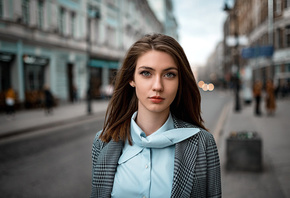 women, face, portrait, women outdoors, depth of field, bokeh