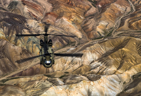 Boeing CH-47F Chinook, вертолет, пустыня