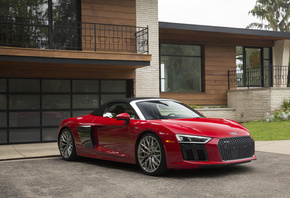 , Audi, R8, Spyder, V10, 2018