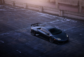 Black, Lamborghini, Huracan