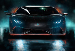 Lamborghini, Huracan, CGI