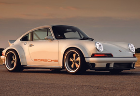 Porsche, 911, white