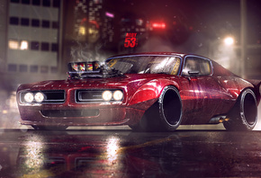 Dodge, Charger, Artwork