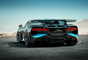 Bugatti, Divo, rear view, new, hypercar