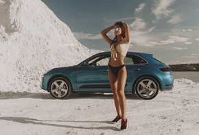 Alexander Belavin, women, tanned, thong, sunglasses, sneakers, women with cars