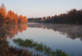 осень, речка, пейзаж, красиво, фото, андрей олонцев