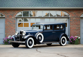 Lincoln, Ретро, 1932, Model KB 5-passenger, Sedan, Синий