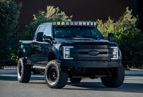 Ford, F250, Super Duty, XLT Truck, DeBerti Design, F-250, tuning, black, pi ...