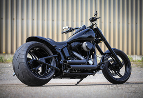 Harley Davidson, black, 