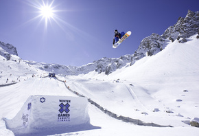 Snowboard, сноубординг, сноубордист, полет, горы, красиво