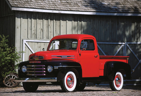 Ретро, 1948–49, Mercury, M47, Красный, Пикап, кузов